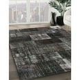thumbnail image 2 of Ahgly Company Indoor Rectangle Contemporary Charcoal Black Patchwork Area Rugs, 3' x 5', 2 of 6