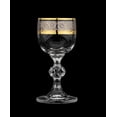 thumbnail image 4 of Crystalex 40149/050/QP249 1.75 oz, Claudia Exclusive, Cherry, Liqueur Glasses, Gold Rim, Set of 6, Cristallin Glass, Drinkware, 4 of 4
