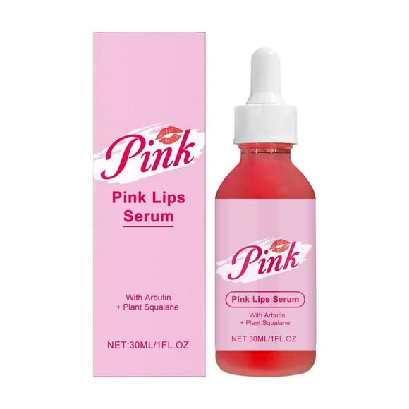 HHBEAUTY Squalane Lip Serum, Lip Lightening for Dark Lips, Lip Serum for Dry Lips, Lip Balm Moisturizer Nourishing Essence