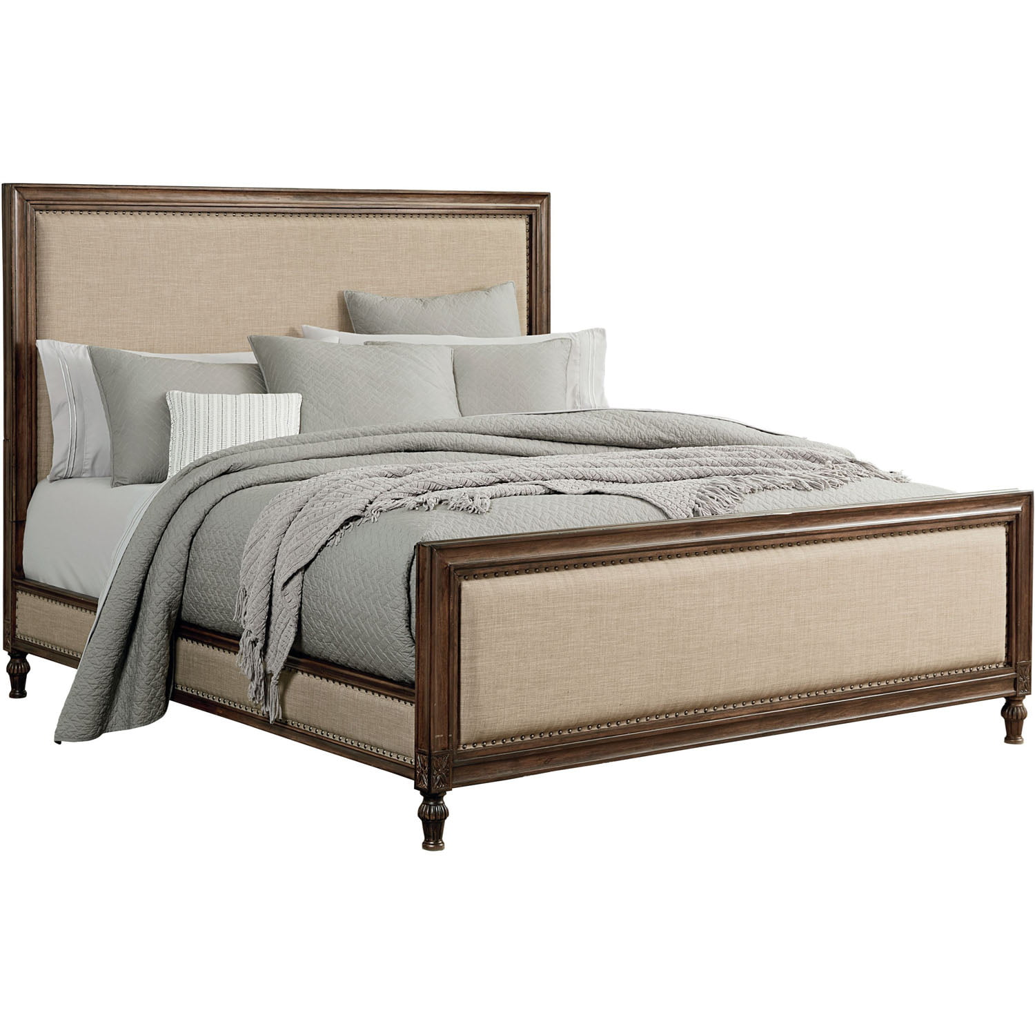 Cambridge Lexington Upholstered Queen-Size Bed Frame - Walmart.com