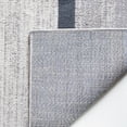 thumbnail image 6 of SAFAVIEH Odyssey Dzvonko Modern Area Rug, Grey/Black Ivory, 6'7" x 6'7" Round, 6 of 8