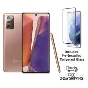 Samsung Galaxy Note 20 5G N981U (Fully Unlocked) 128GB Mystic Bronze with Screen Protector
