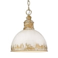 thumbnail image 7 of Golden Lighting Alison 1-light Pendant in Vintage Gold and Weathered Black Iron shade, 7 of 7