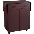 thumbnail image 3 of Safco Hospitality Service Cart in Mahogany, 3 of 4