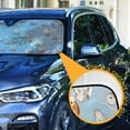 thumbnail image 3 of Cartoon Duck Car Windshield Sun Shade Foldable Car Front Window Visor Heat and UV Protection 55x27.6, 3 of 8