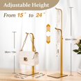 thumbnail image 2 of Soporte para monederos y bolsos Josmimic Gold Hanger, 2 of 9