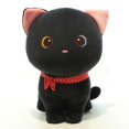 thumbnail image 1 of 24cm Soft / Cartoon / Cute / Cat Plush Toy / Sleeping Doll Pillow / Dummy Cat Doll / Children's Birthday Giftblack24cm Deng Xun unisex, 1 of 2