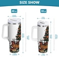 thumbnail image 6 of Yayeee 30oz Double-Wall Insulated Stainless Steel Tumbler with Handle Bottle, Halloween Trees, 6 of 8