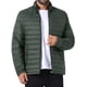 thumbnail image 1 of CHAQUETA PUFFER CON CREMALLERA Y CUELLO ALTO PARA HOMBRE INSPIRADA EN CHIC, COLOR SÓLIDO, TAMAÑO 2XL, VERDE OSCURO, 1 of 6