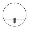Sywqhk Portavelas redondo geométrico de metal para decoración del hogar (terraza de flores negras, 29 cm) Sywqhk Para estrenar