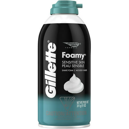 2 Pack - Gillette Foamy Shave Foam Sensitive Skin 11