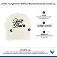 thumbnail image 4 of David & Young  Well Read Washed Embroidered Baseball Cap (Women), 4 of 4