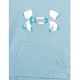 thumbnail image 3 of Under Armour girls ArmourFleece Iridescent Big Logo Hoodie, 490 Blizzard / / Iridescent, X-Large, 3 of 4