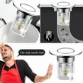 Mduoduo Sink Drain Stopper PopUp Basin Drain Filter AntiClogging Hair