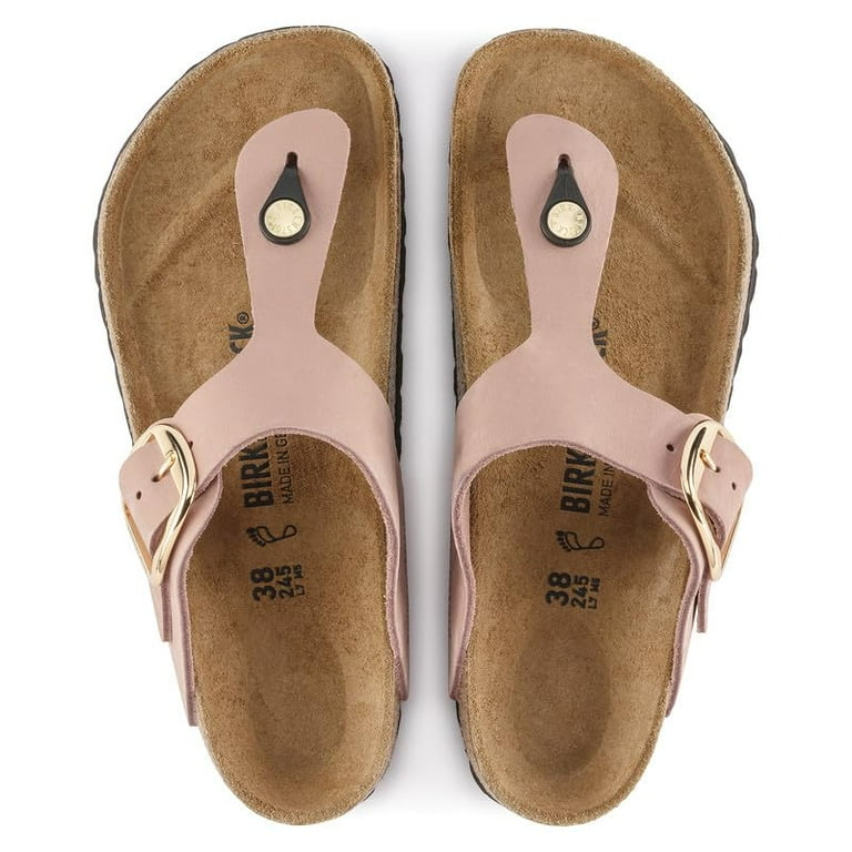 Birkenstock Gizeh Big Buckle Leather Sandal, 36, Pink - Walmart.com