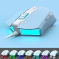 thumbnail image 6 of Wired Gaming Mouse, Programmable 7 Buttons, RGB LED Backlit Computer Mouse, 200-4800 DPI Adjustable, Suitable for Windows/Mac OS/Linux, 6 of 7
