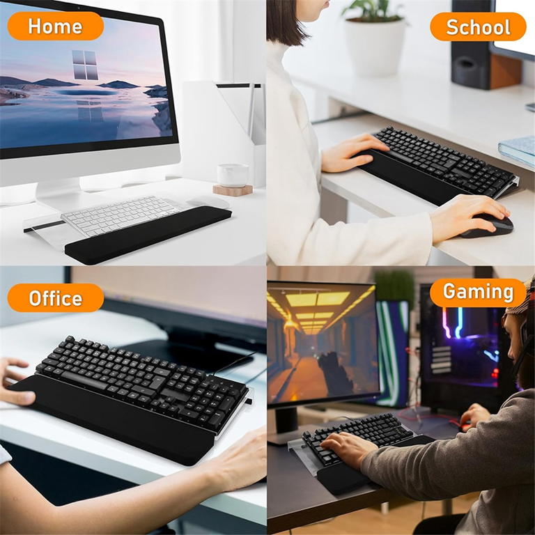 Keys Keyboard Riser Key Stand Fantasy UP Computer Keyboard Stand Acrylic Keyboard Riser For ...