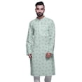 thumbnail image 1 of Atasi Printed Summer Kurta For Men Party Wear Casual Kurtas Ethnic Clothing, 1 of 7