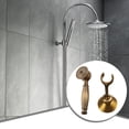 thumbnail image 3 of Retro Bathroom Handheld Shower Head Mounted Hardware Accessory Portable Faucet Sprayer High Pressure Wear-resistant Hand Showers Bracket Holder Painting, 3 of 9