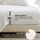 thumbnail image 3 of Juego de sábanas Bedsure Deep Pocket King Size 6 piezas, color blanco, 3 of 8