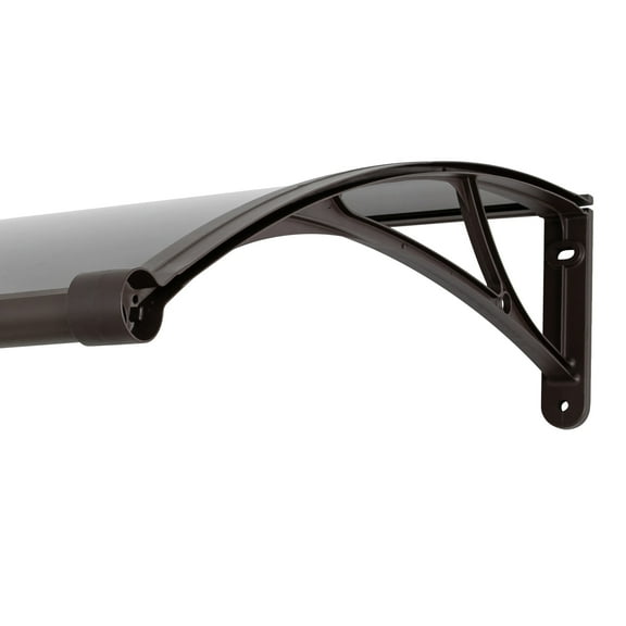 Dwellnix All-season Door Canopy with Efficient Drainage, UV Protection, and Snow Resistance, Aluminum Alloy Frame for Front Porch, Entryway, and Patio