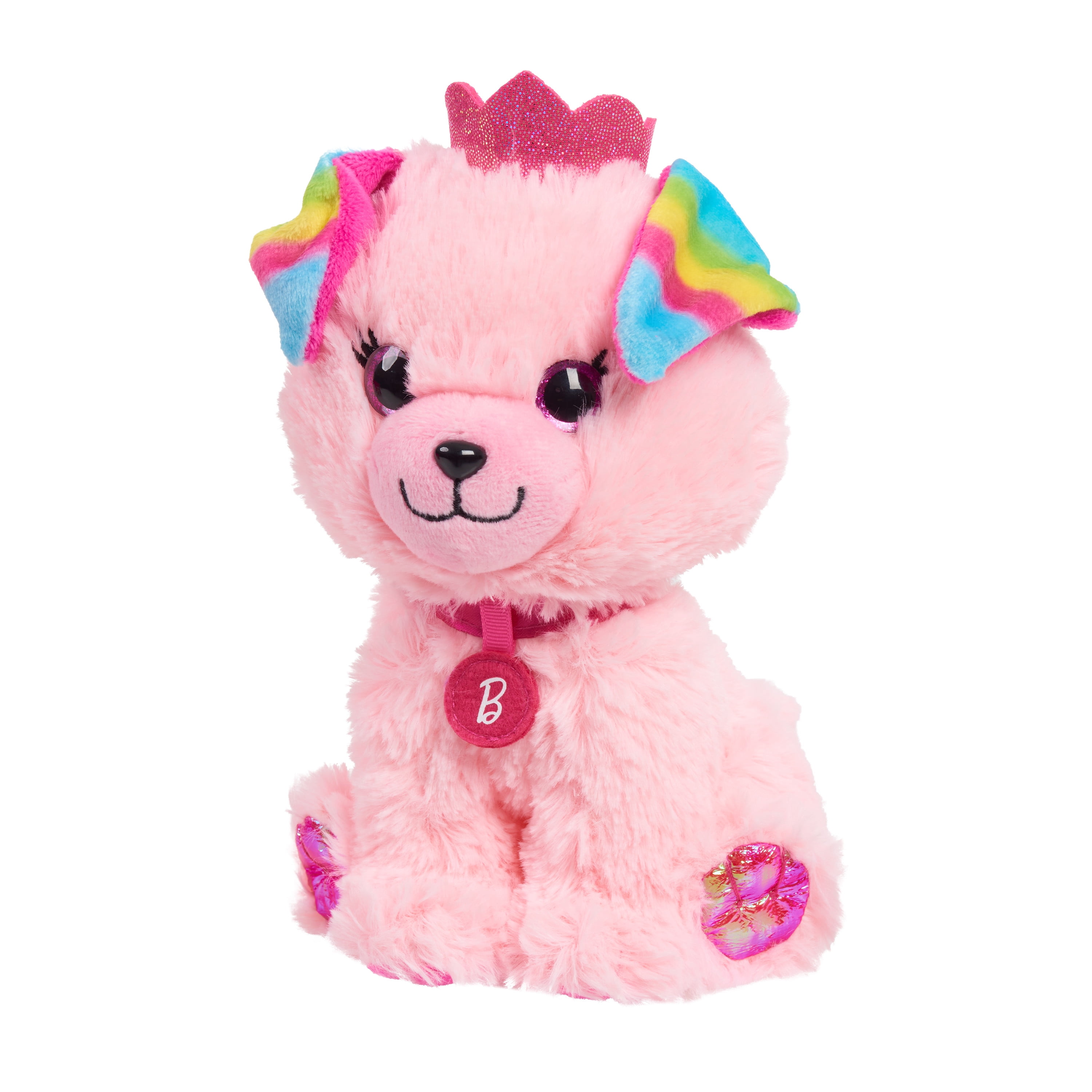 Just Play Barbie 7inch Pet Bean Plush Princess Puppy, Kids Toys for