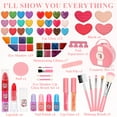 thumbnail image 5 of Sendida Kids Makeup Kit for Girl, 66 Pcs Real Washable Makeup Set for Little Girls Play Makeup Toy Beauty Set Birthday Gift Age 3 4 5 6 7 8 9+ Year Old Kids Toddler Gifts, 5 of 6