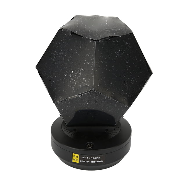 Luz de Proyector, Lámpara de Noche Recargable de Pantalla de PlásTico Giratoria Plegible Giratuita para Interiores