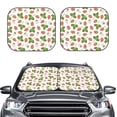 thumbnail image 2 of Haiem Strawberry Floral Car Windshield Sun Shade (2 Pieces) Foldable Windshield Sun Shade Car Accessories for Truck SUV Pickup-Medium, 2 of 7