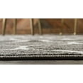 thumbnail image 2 of Unique Loom 3140862 5 x 8 ft. Rounded Trellis Frieze Rectangular Rug, Dark Gray, 2 of 5