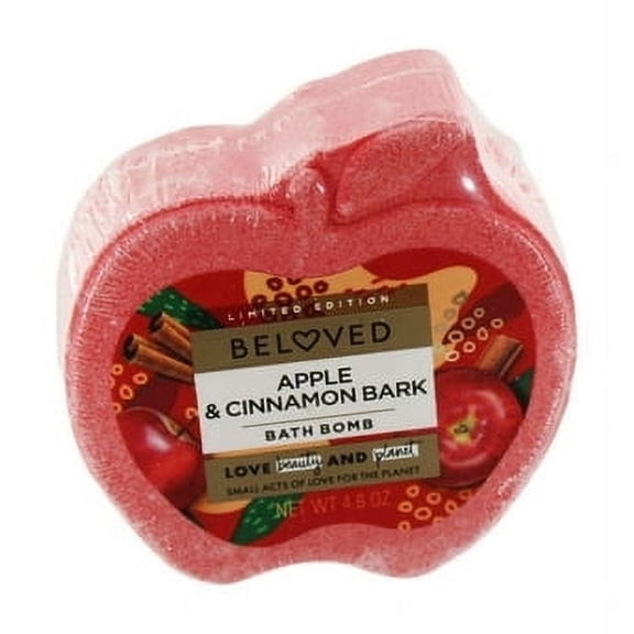 Beloved Apple & Cinnamon Bark Foaming Bath Bomb - 4.6oz