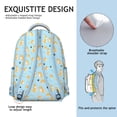 thumbnail image 5 of Cute Shiba Inu Backpack for School,Cute School Bag,Schoolbag with Adjustable Shoulder Straps & Padded Back,15.3"x11"x7.1"., 5 of 6