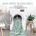 thumbnail image 4 of sasyxdc Moroccan Washable Entry Rug - 2x3 Small Throw Kitchen Rugs Non-Slip Soft Area Rugs for Bedroom Grey Distressed Bathroom Mats Indoor Doormat Carpet for Entryway Laundry Room Living, 4 of 7