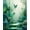 Green, Pattern 5, variant on ODIKA 8'x10' Machine Washable Non-Slip Area Rug, Intricate Optical Illusion Featuring Dolphins and Fish Design High Traffic Rug, Blue, 119683