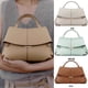 thumbnail image 2 of Smile Bag: Bolso bandolera/bolso plisado de alta gama en color cereza negra., 2 of 3
