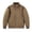 Coffee, variant on Hulanddfd Mens Jacket Quilted Diamond Zip Up Coat, Stand Collar Bomber Outerwear with Zipper Pockets, Casual Winter Top