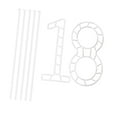thumbnail image 4 of Soporte para arreglos florales, marco de corona Floral, decoración de San Valentín, primavera, año Nuevo, bricolaje, forma versátil para hacer corona 1x forma de número, 4 of 8