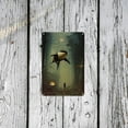 thumbnail image 5 of Vintage Orca Whale in Forest Metal Tin Sign - Iron Wall Art Decor for Home, Living Room, Bedroom, Office, Hotel, Cafe, Pub - Pre-Drilled, Weather-Resistant 8x12 Inch, 5 of 8