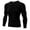 Black, variant on Men Workout Clothes Long Sleeve Running Quick Dry Slim Gym T-Shirt for Basketball Football Exercise Training Running Gym Black XXL