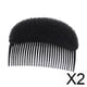 thumbnail image 1 of 2xHair Volume Bump Inserts Clip Portátil Para Dar Volumen Al Cabello Para Dar Volumen A Barbero L Negro, 1 of 8