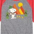 thumbnail image 3 of Peanuts - Retro Trailbrazers - Toddler And Youth Raglan Graphic T-Shirt, 3 of 7