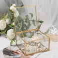 thumbnail image 3 of Glass Jewelry Box,Vintage Clear Glass Tray Jar Candle Holder Jewelry Storage Organizer for Living Room, Table, Bedroom Decoration Storage, 3 of 8