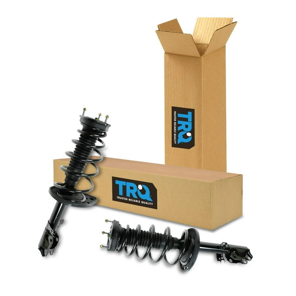 TRQ Rear Strut & Coil Spring Assembly Set Driver & Passenger Sides Fits Select 07-12 Lexus ES350 06-12 Toyota Avalon 07-11 Camry