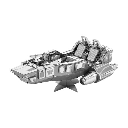 Fascinations Metal Earth 3D Metal Model Kit - Star Wars Episode 7 First Order Snowspeeder Mini Rocket & Spaceship Play Vehicle