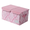thumbnail image 1 of Caja de almacenamiento con tapas, contenedor de almacenamiento de gran capacidad, organizador de armario para rosa, 1 of 9