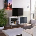 thumbnail image 2 of Manhattan Comfort Amber Engineered Wood TV Stand for TVs up to 50" in Blue, 2 of 9