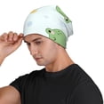 thumbnail image 3 of Xecao Kawaii Frogs Print Beanie Knitted Hat for Men Women, Winter Fashion Knit Cuffed Caps Unisex, 3 of 7