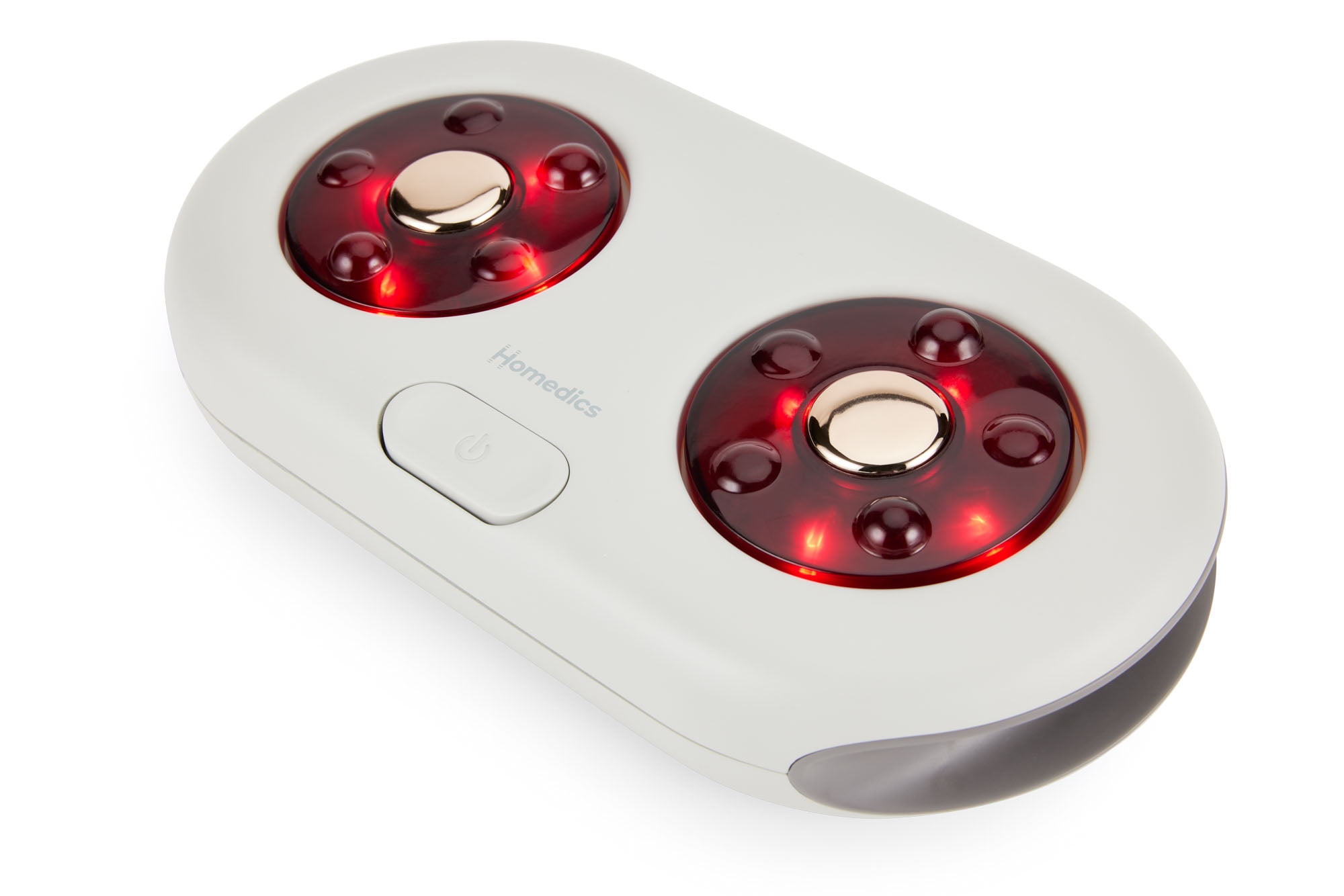 Homedics MaxComfort Shiatsu Foot Massager, Rotating Shiatsu Massage Nodes with Soothing Heat - White, L 9.92in x W 5.31 x H 2.09, 1.83LB.