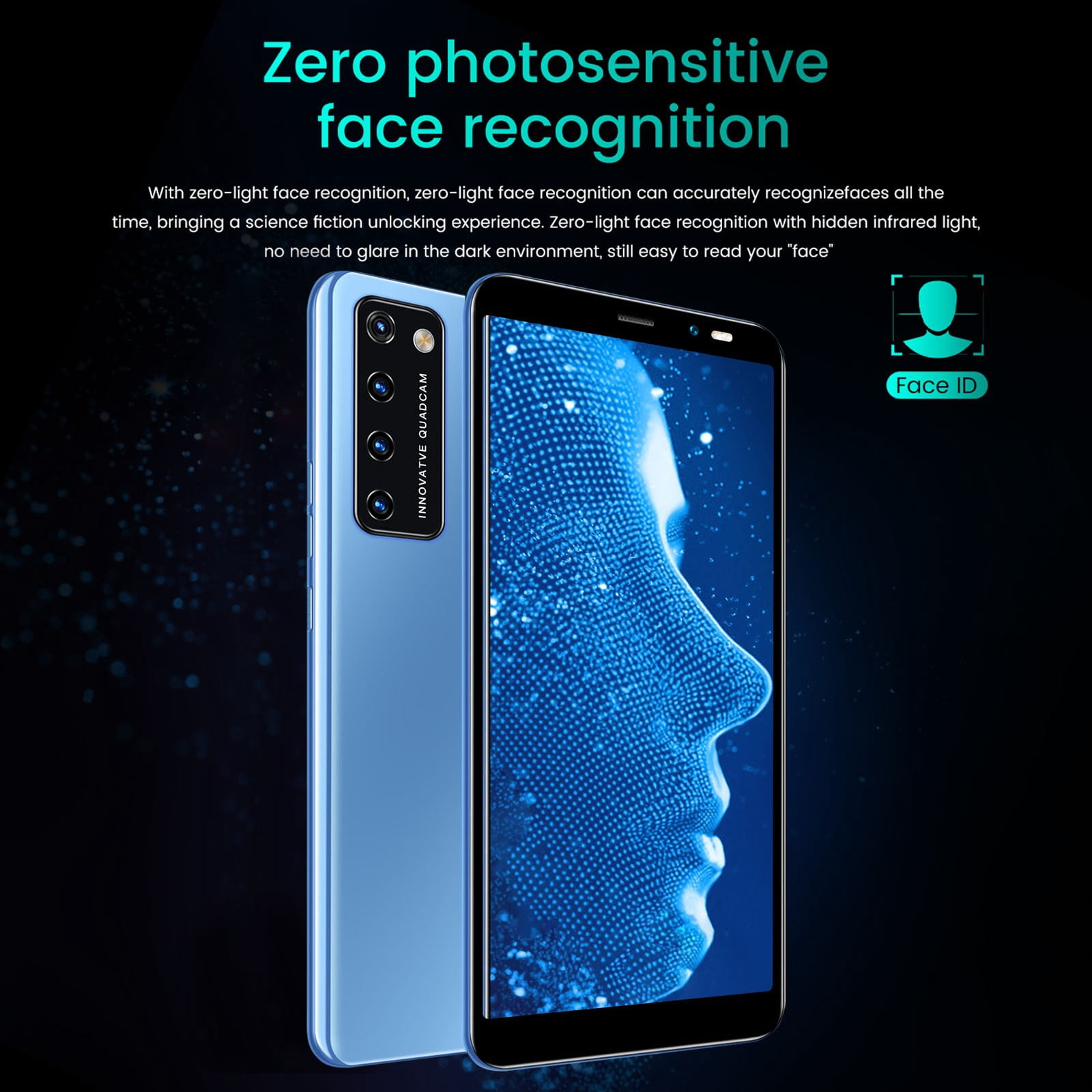 AZXY Android Phones,Rino4 Pro 4GB Unlocked Cell Phones for Cheap Smartphone 5.45inch Cell Phones for Seniors,Black