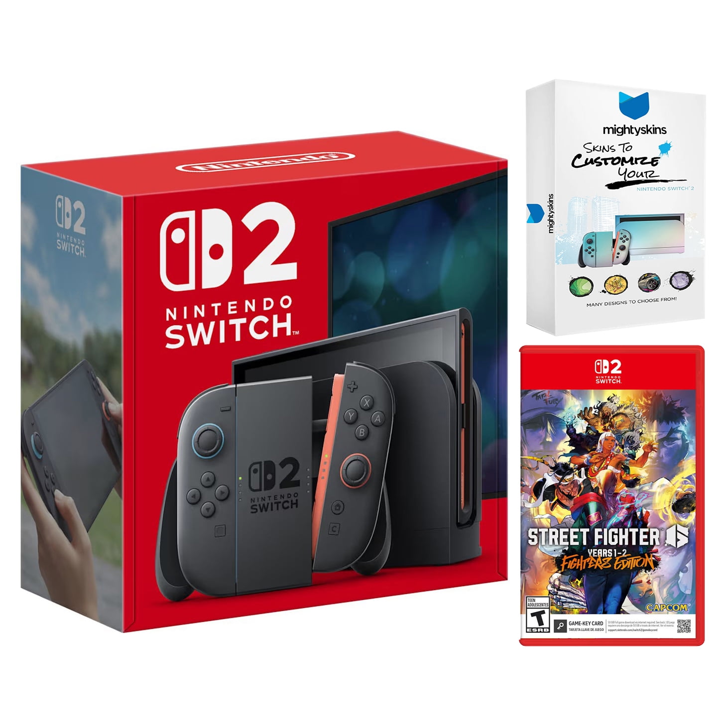 Nintendo Switch Console with Wildcat Fortnite Game Bundle